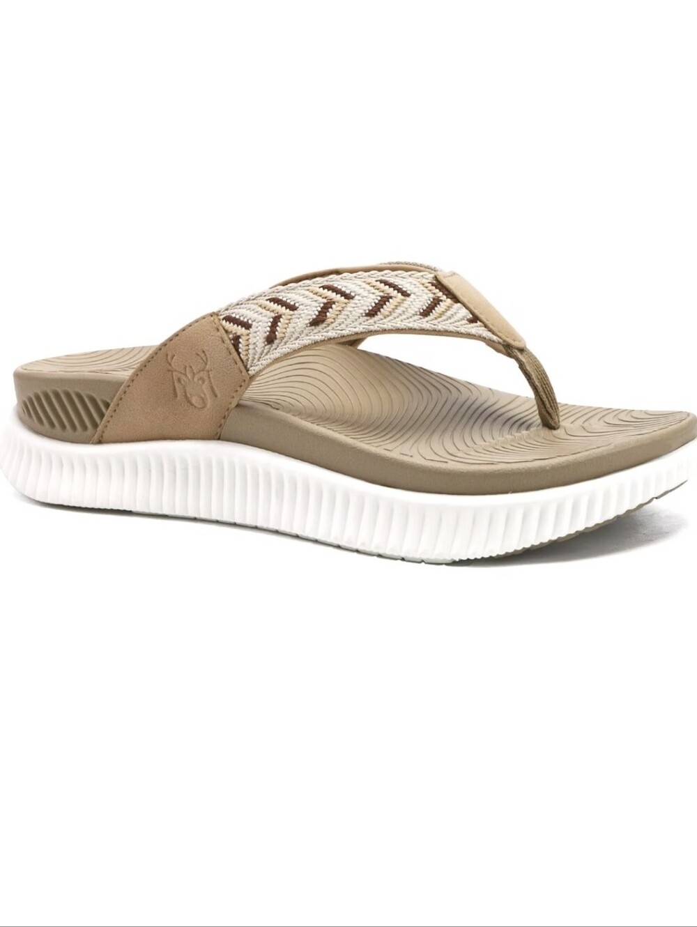 KuaiLu Orthotic Flip Flops with Arch Support Cushion Recovery Sandals Size 8